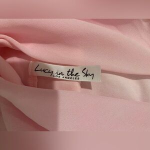 Lucy in the Sky pink mini dress